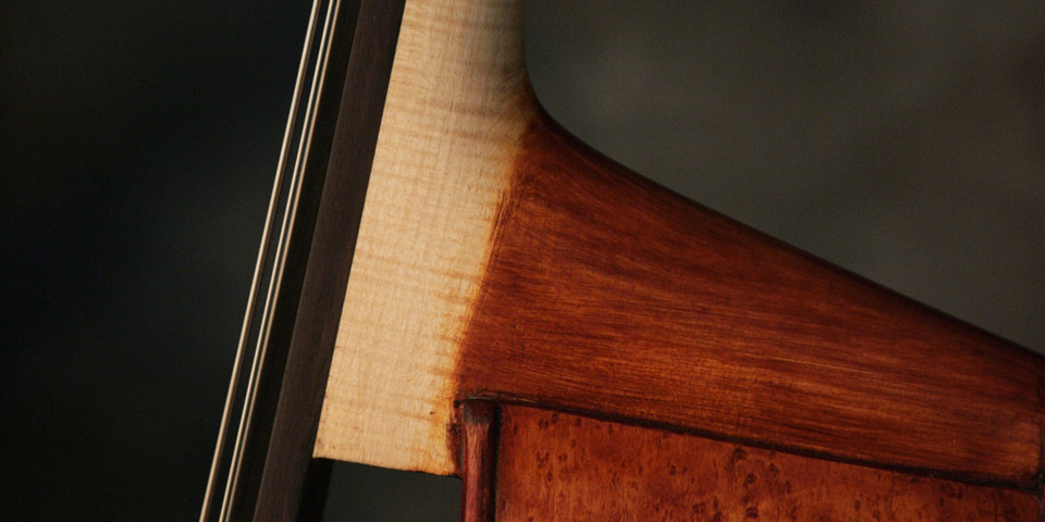 Double bass made by Rumano Solano
