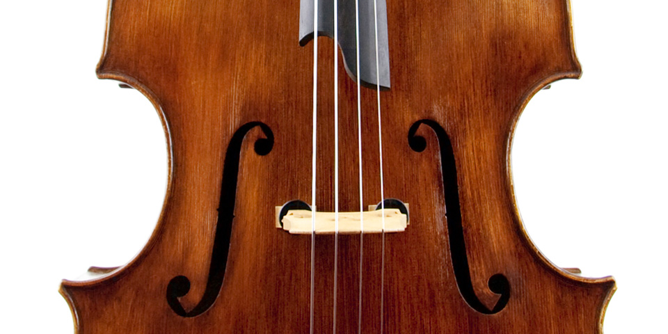 Double bass made by Rumano Solano